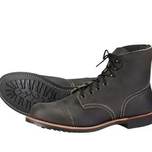 Red Wing 8086 Iron Ranger Boot in Charcoal Size 9.5